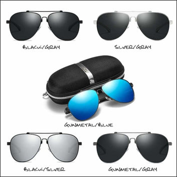 Aviator HD Polarized Sunglasses - 5 Styles