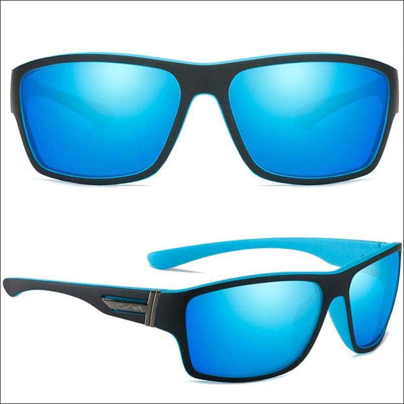 Bluewater HD Polarized Sunglasses - Black & Blue/Blue - Sunglasses