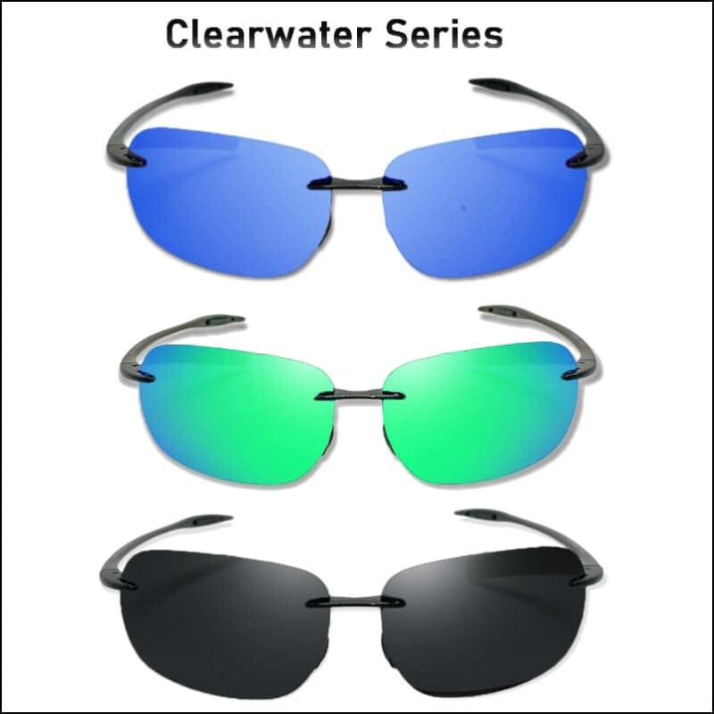 Clearwater Series Polarized Sunglasses - Black/Blue - Sunglasses