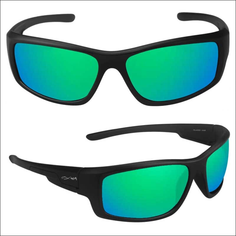 Fishing Sunglasses | Polarized Lenses | Calcutta Outdoors Shiny Black/Silver