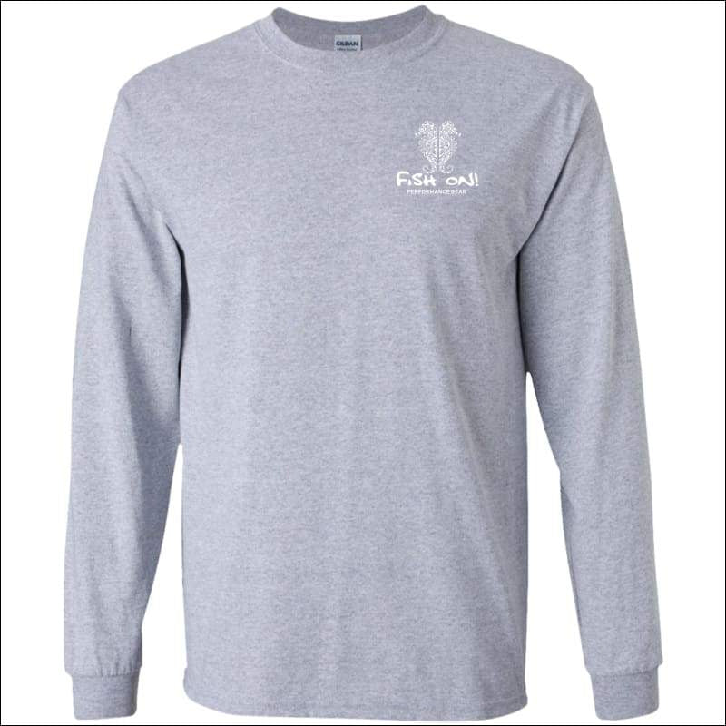 Seahorse Design Long Sleeve Ultra Cotton T-Shirt - 3 Colors - Sport Grey / S - T-Shirts