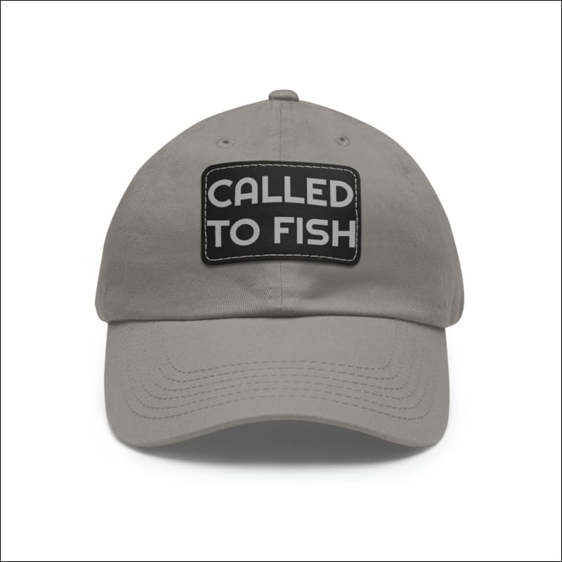 Called to Fish Dad Hat with Leather Patch - Hats