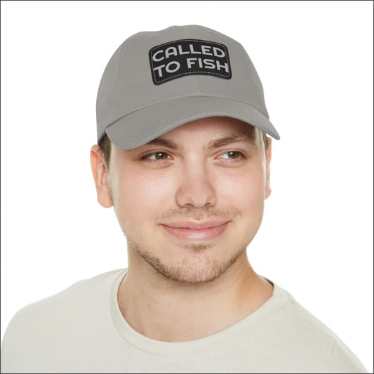 Called to Fish Dad Hat with Leather Patch