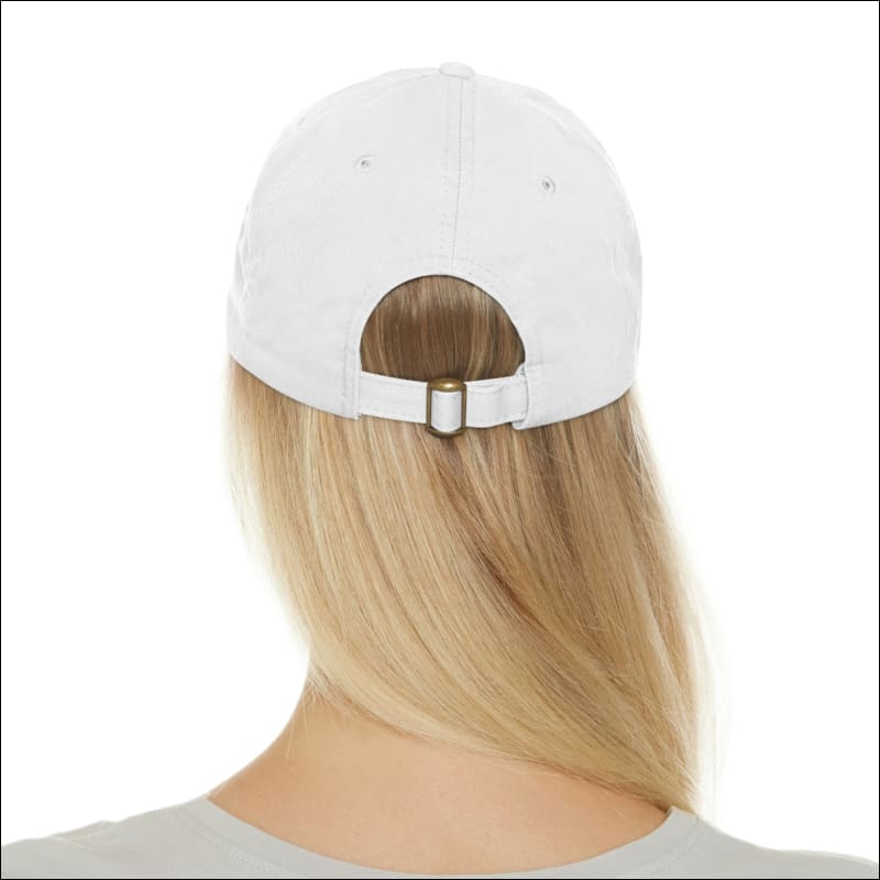Dad Hat with Sea Turtle Leather Patch - Hats