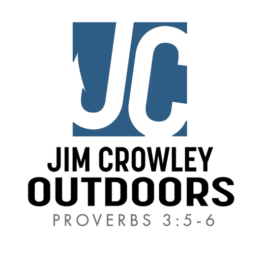 Jim Crowley Outdoors Logo with Proverbs 3:5-6