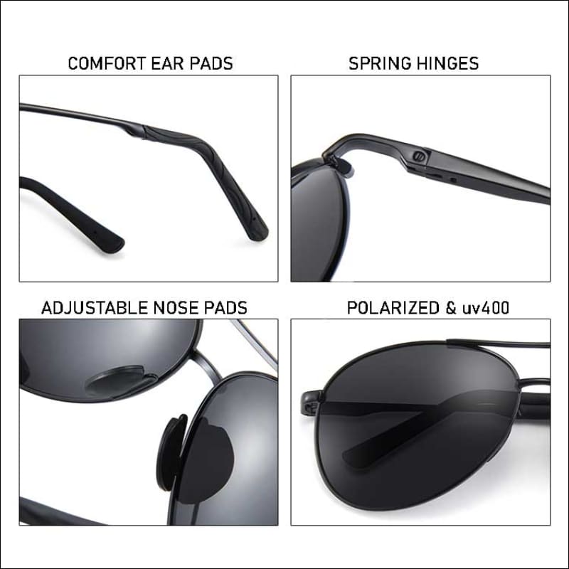 Aviator Classic HD Polarized Sunglasses - Sunglasses