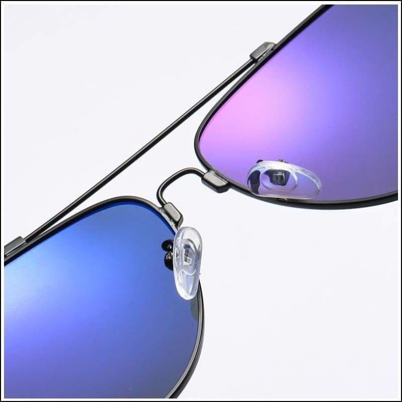 AORON Aluminum Pilot Sunglasses For Men - Polarized UV400 Driving Shades With Vintage Style, Ideal For Fishing & Sports