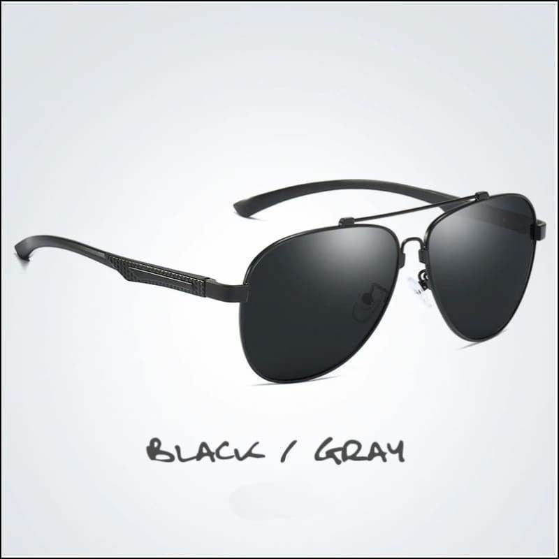 Aviator HD Polarized Sunglasses - 5 Styles - Black/Gray - Sunglasses