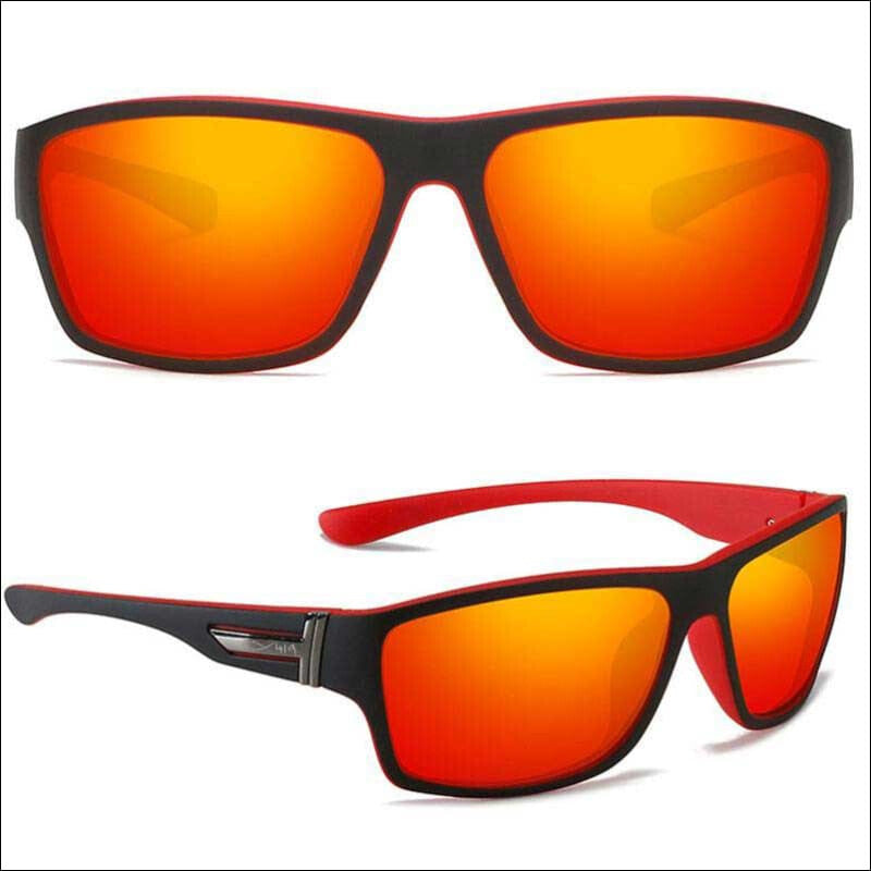 Bluewater HD Polarized Sunglasses - Black & Red/Red - Sunglasses
