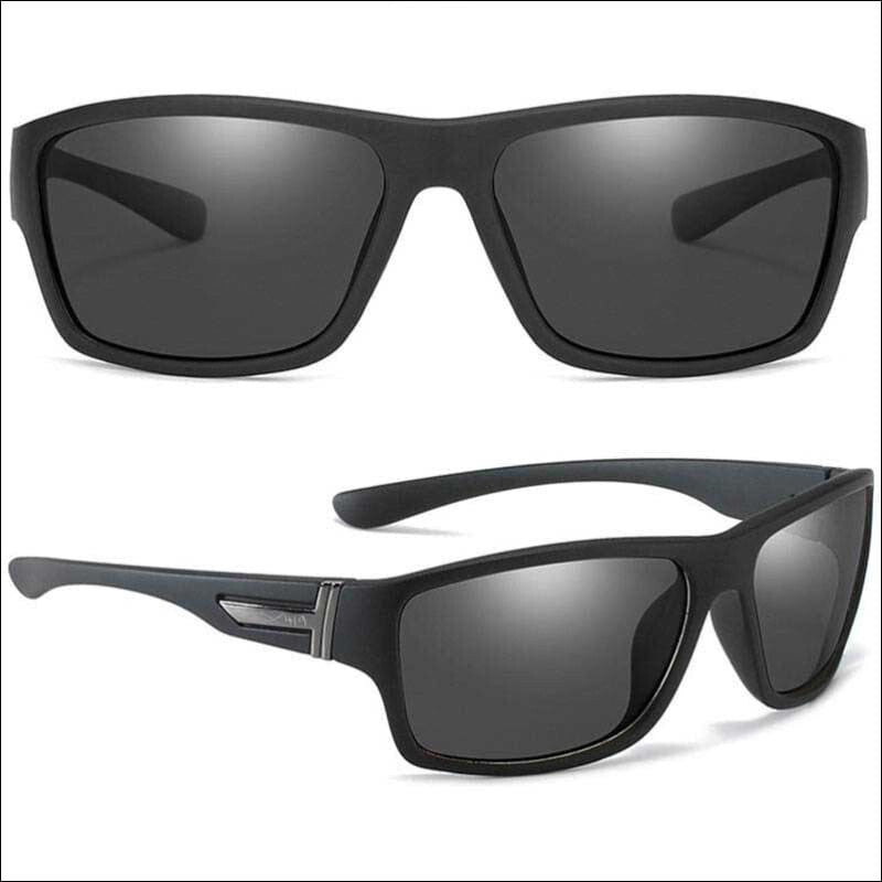 Fish 419 Performance Gear - Bluewater Polarized HD Sunglasses Black/Black