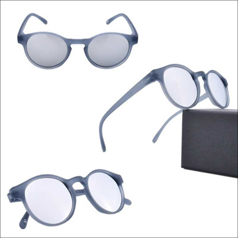 Captiva Polarized HD Sunglasses - Transparent Grey/Silver Mirror - Sunglasses