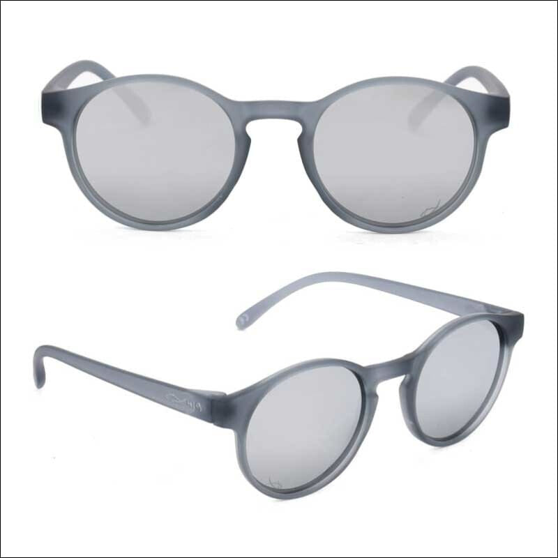 Captiva Polarized HD Sunglasses - Transparent Grey/Silver Mirror - Sunglasses