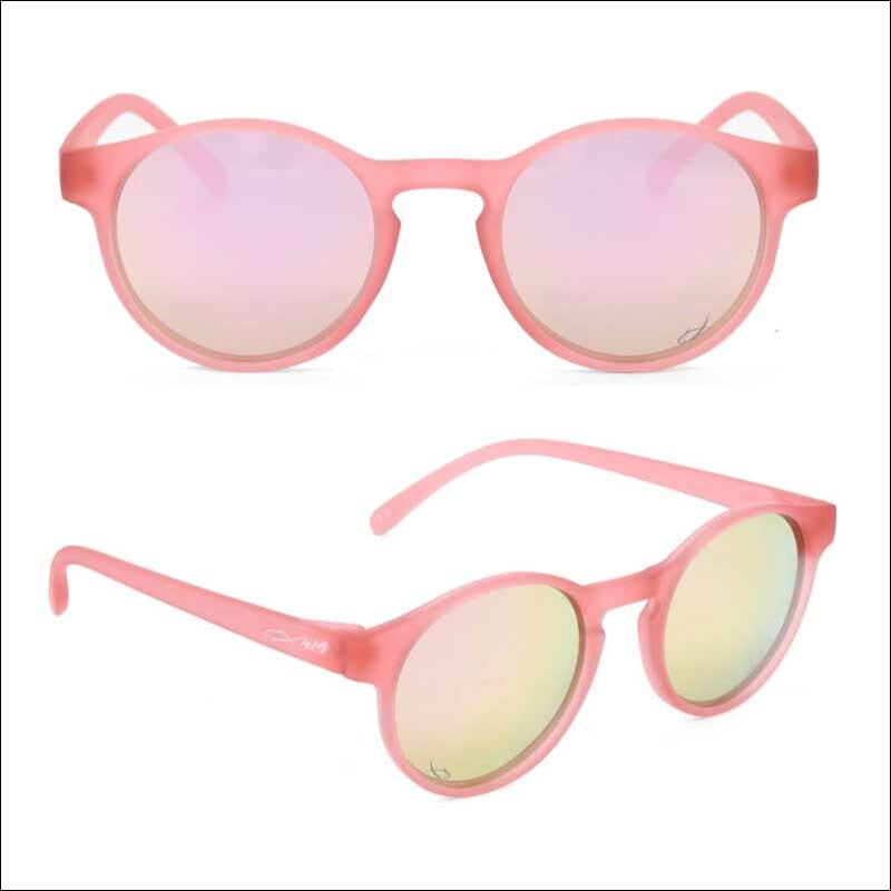 Captiva Polarized HD Sunglasses - Transparent Pink/Rose Mirror - Sunglasses