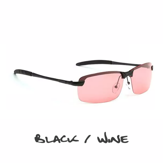 Crowley Clay Crusher Polarized Sunglasses - 5 Styles - Black/Wine - Sunglasses