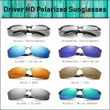 Driver HD Polarized Sunglasses - 8 Styles - Sunglasses