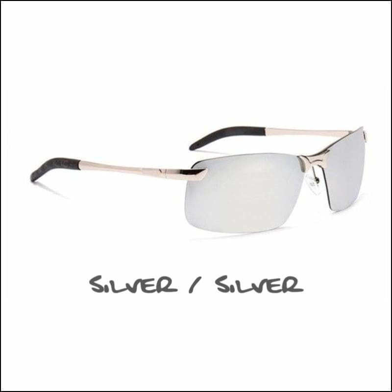 Driver HD Polarized Sunglasses - 8 Styles - Silver/Silver - Sunglasses