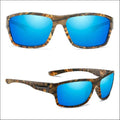 Everglades Polarized HD Sunglasses - Camo/Blue - Sunglasses