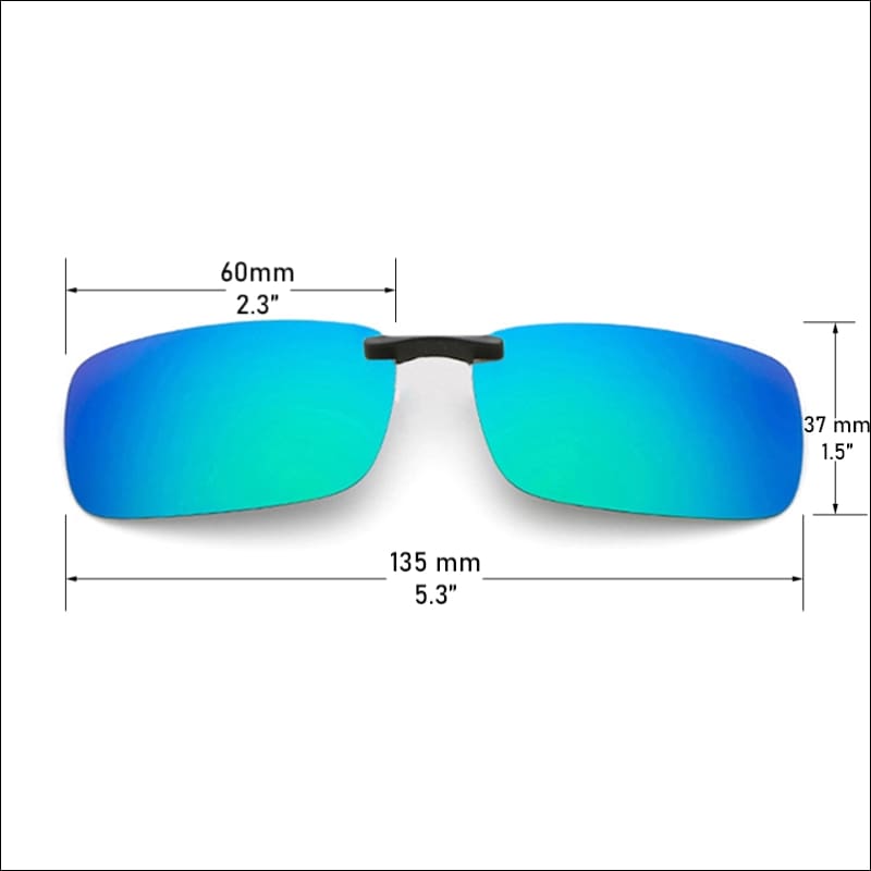 Fish 419 Clip On’s - Rectangle - Sunglasses