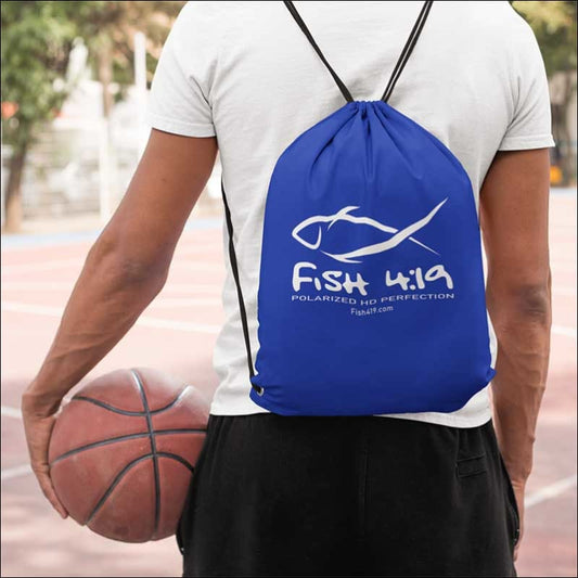 Fish 419 Drawstring Backpack Bag - Promo