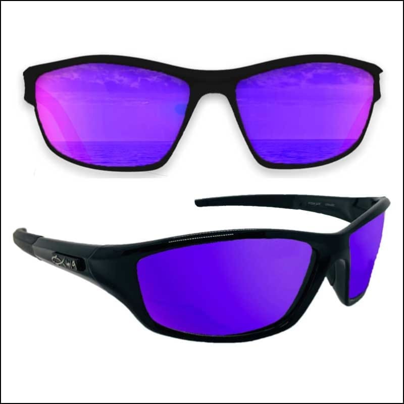 Fish 419 FOMNTT - Black Series Black/Purple Sunglasses