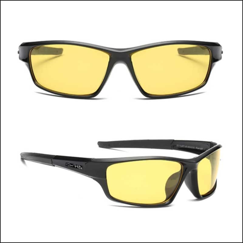 Fish 419 FOMNTT - Black Series Black/Yellow Non - Mirror Sunglasses