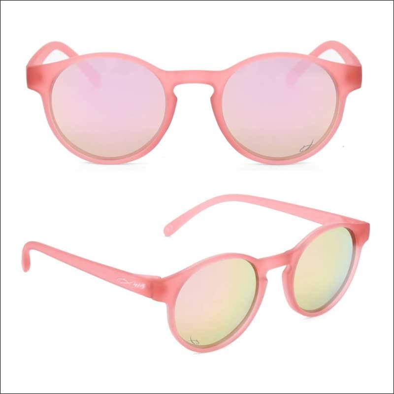Fish 419 FOMNTT - Captiva Transparent Pink/Rose Mirror Sunglasses