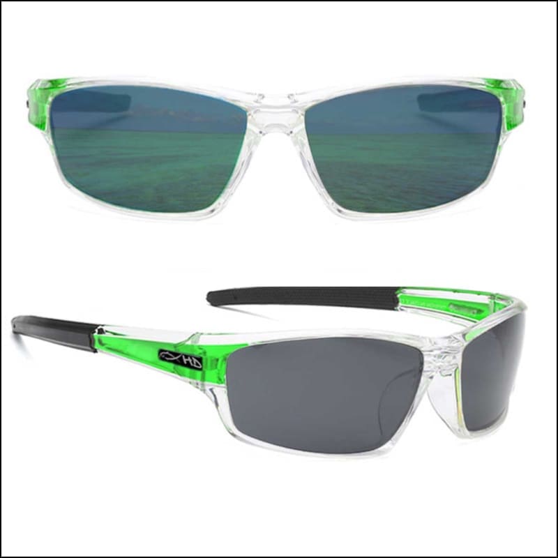 Fish 419 FOMNTT - Clear Series Green/Black Sunglasses