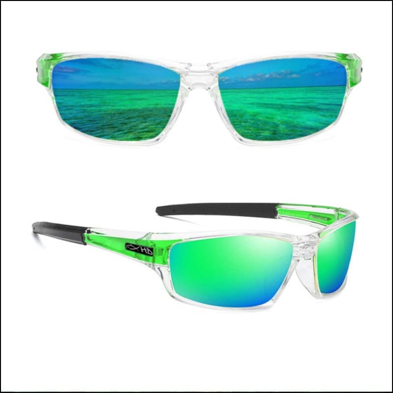 Fish 419 FOMNTT - Clear Series Green/Green Sunglasses