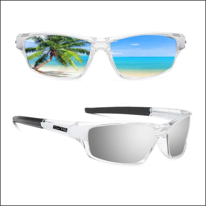 Fish 419 FOMNTT - Clear Series Silver/Silver Sunglasses