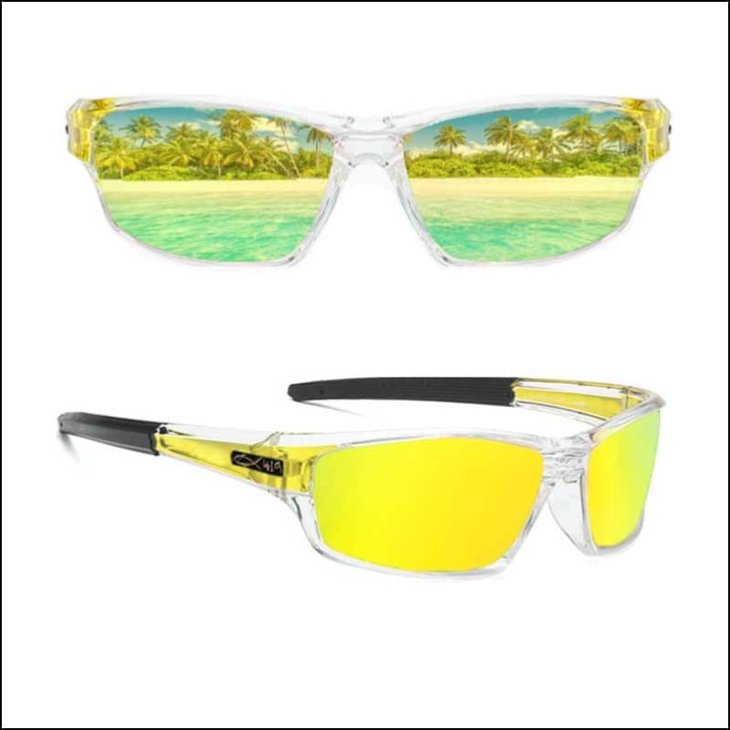 Fish 419 FOMNTT - Clear Series Yellow/Yellow Sunglasses