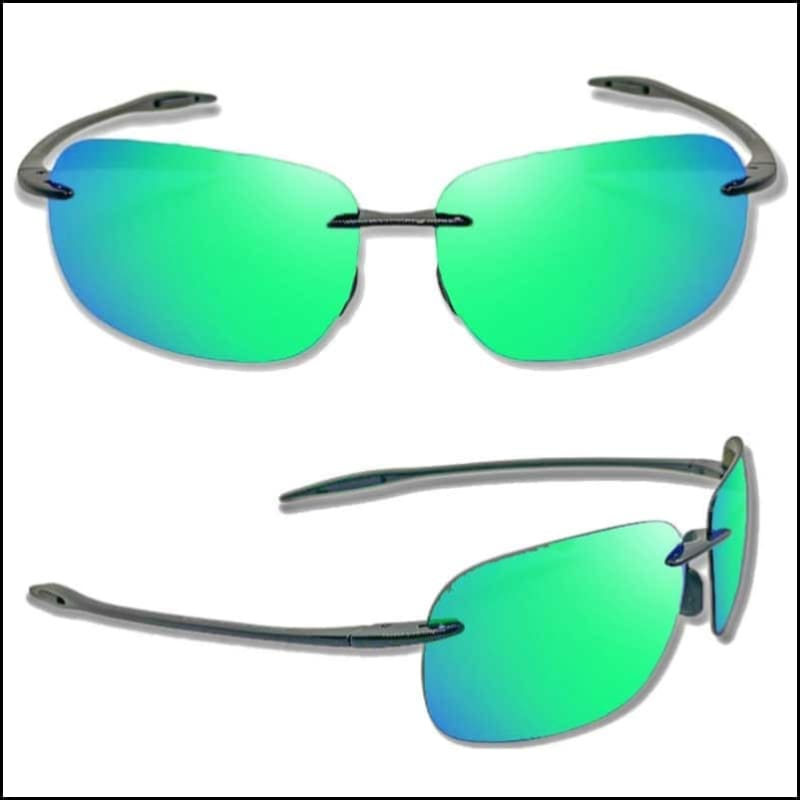 Fish 419 FOMNTT - Clearwater Black/Green Sunglasses