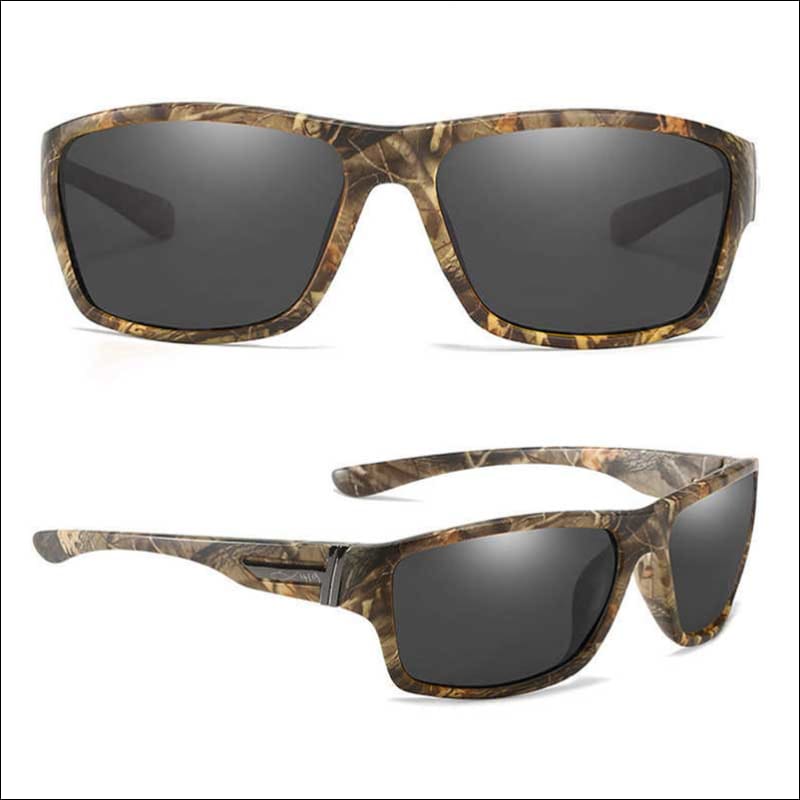 Fish 419 FOMNTT - Everglades Polarized HD Sunglasses Camo/Black