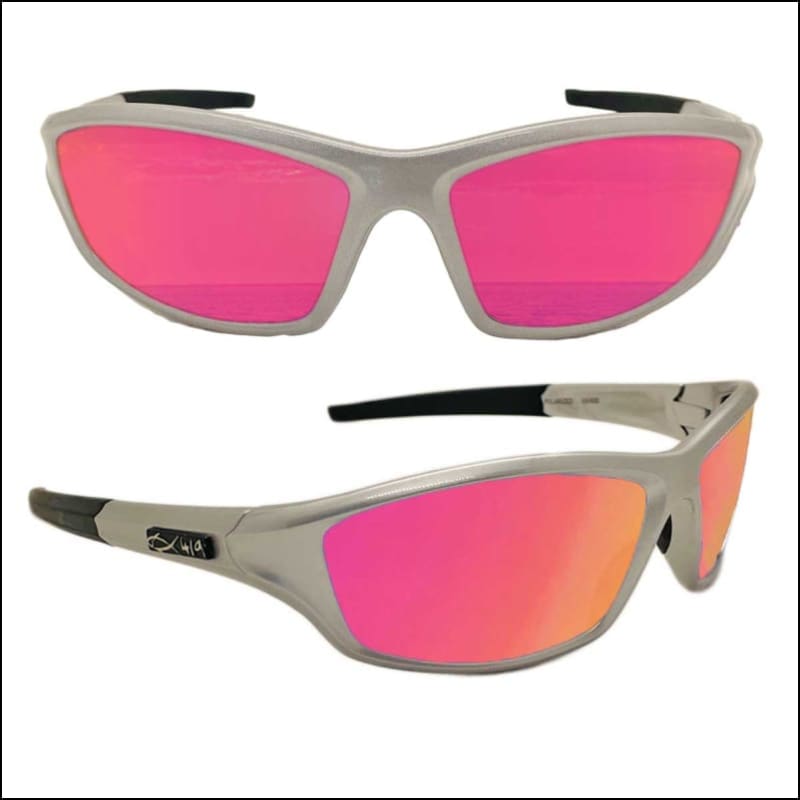 Fish 419 FOMNTT - Platinum Series Platinum/Pink Sunglasses