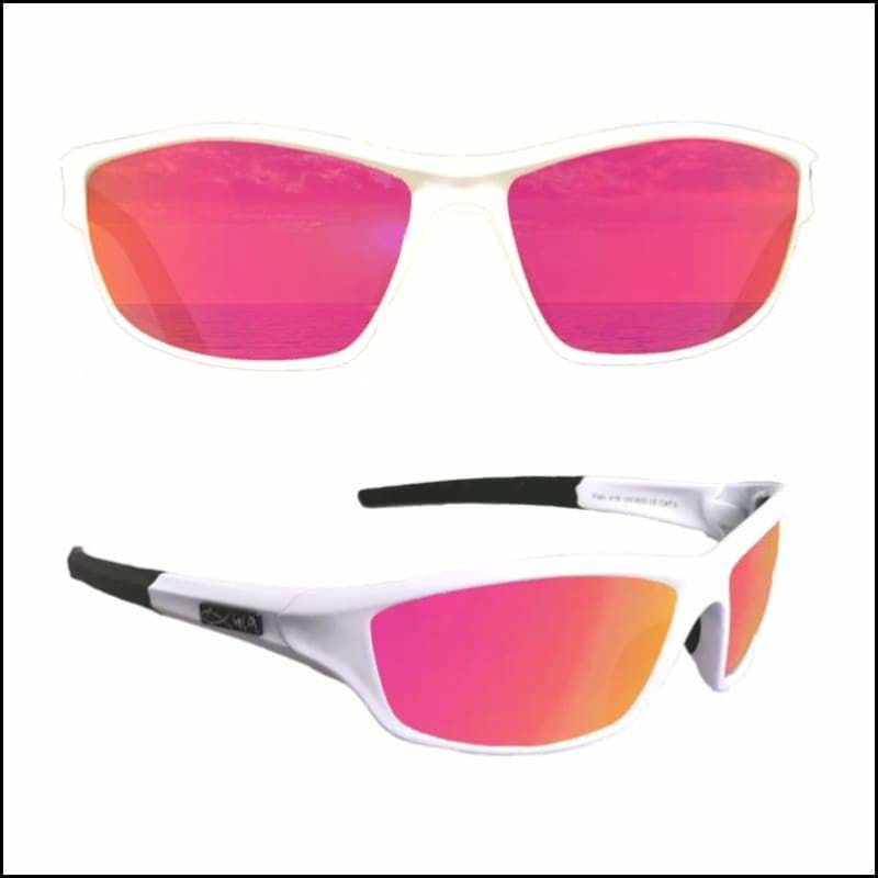 Fish 419 FOMNTT - White Series White/Pink Sunglasses