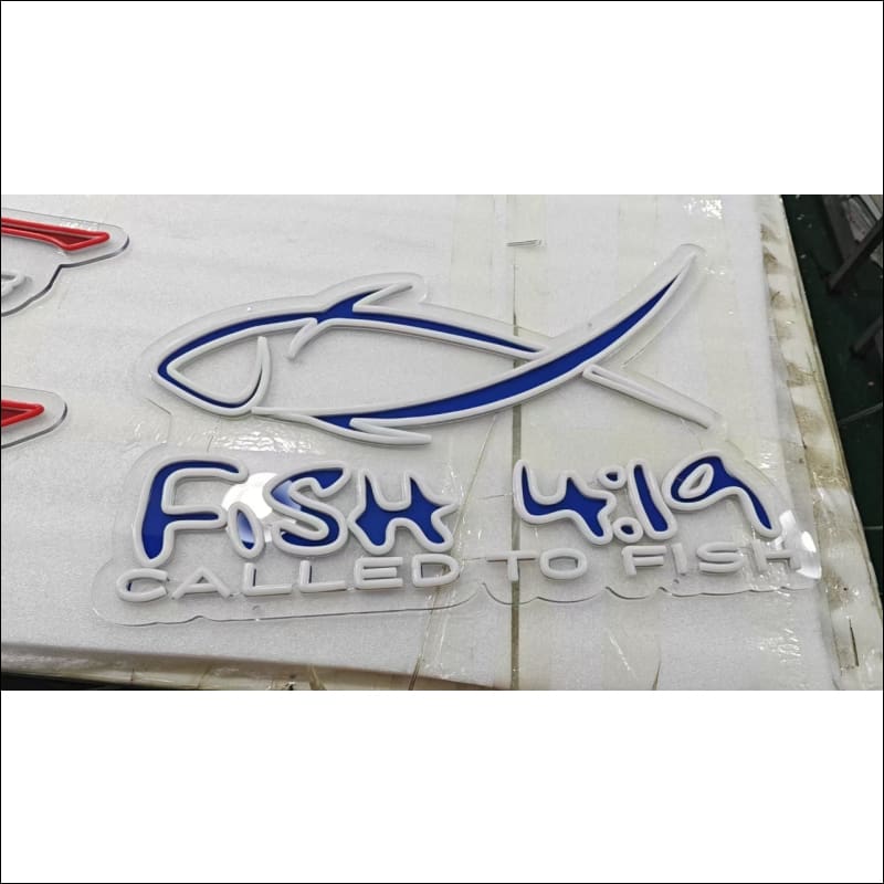 Fish 419 LED Neon Sign - Sign