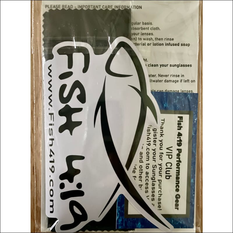 Fish 419 Retail Sunglasses Packet - Collateral