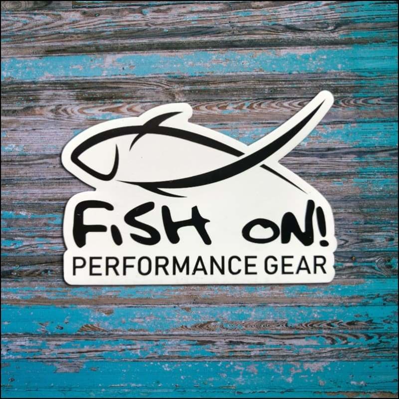 Fish On Magnet 3 x 2 Small - Decals