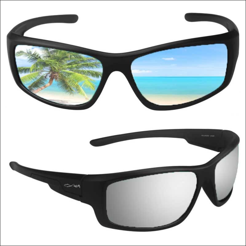 Gulfstream Floating Polarized HD Sunglasses - Black Floating/Silver Mirror - Sunglasses