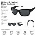 Offshore HD Polarized Bifocal Sunglasses - Sunglasses