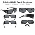 Polarized HD Fit Over II Sunglasses - Sunglasses
