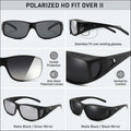 Polarized HD Fit Over II Sunglasses - Sunglasses