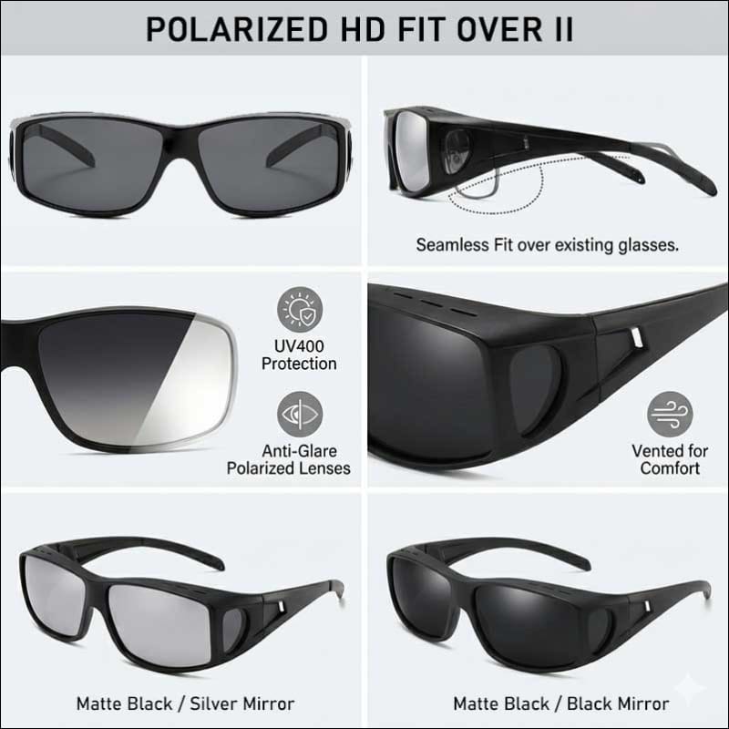 Polarized HD Fit Over II Sunglasses - Sunglasses