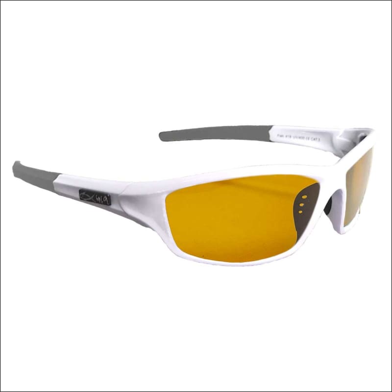 Polarized HD Perfection - Slickfish Edition - White / Amber - Sunglasses