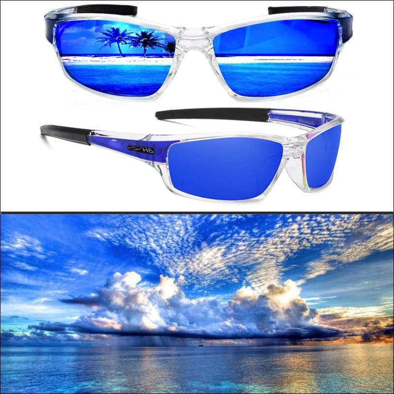Polarized HD Perfection Sport Sunglasses - Blue/Blue