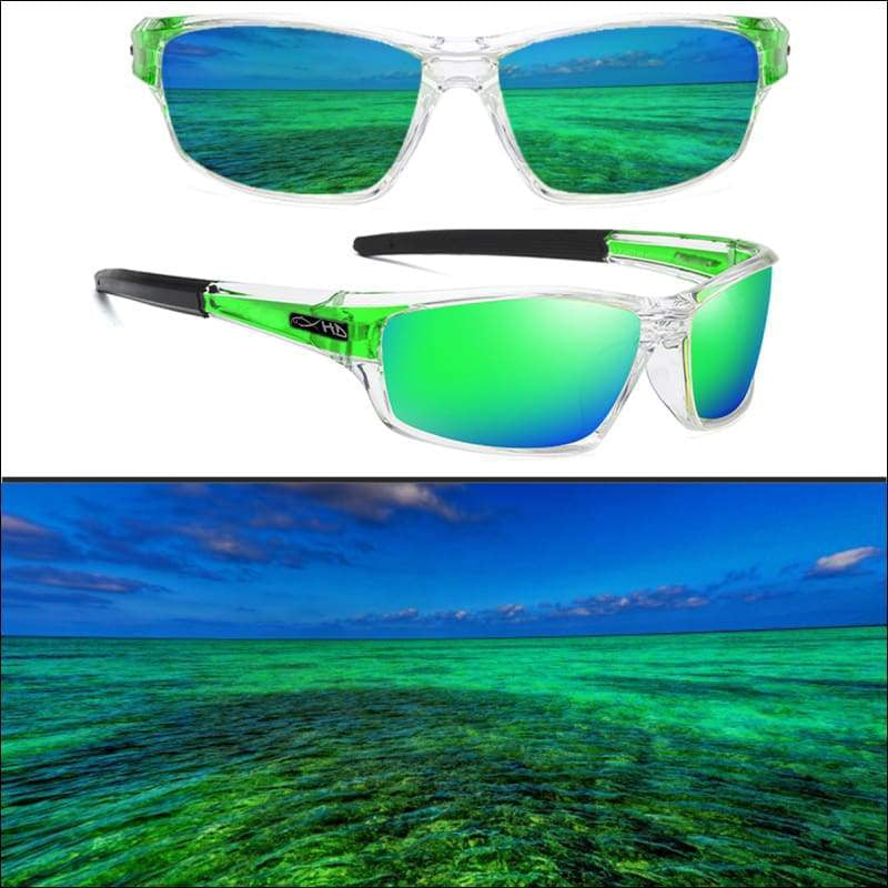 Polarized HD Perfection Sport Sunglasses - Green/Green