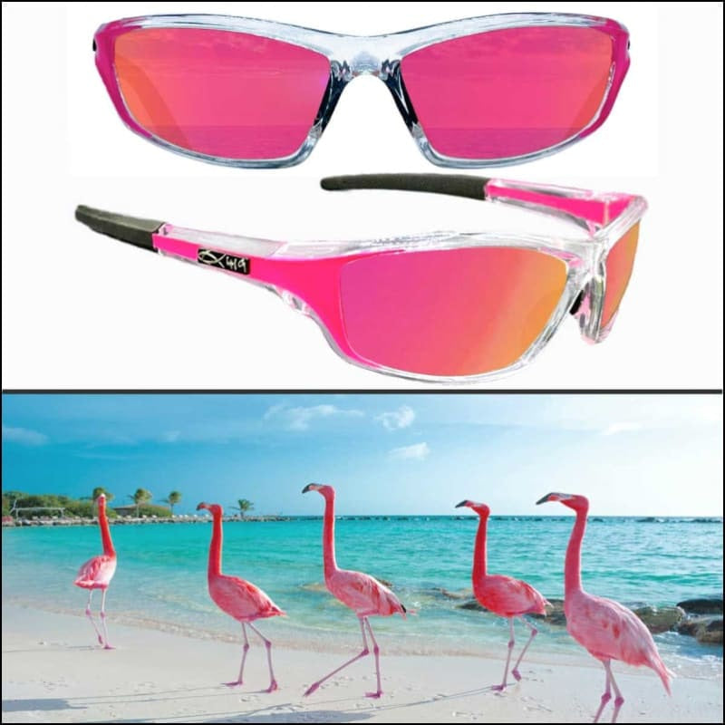 Polarized HD Perfection Sport Sunglasses - Pink/Pink Mirror