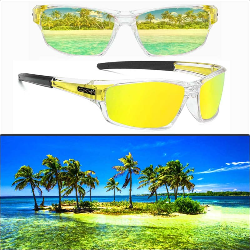 Polarized HD Perfection Sport Sunglasses - Yellow/Yellow Mirror