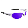 Polarized HD Perfection ’White Series’ Sunglasses - White/Purple