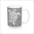 Polynesian Sea Turtle Mug 15 oz - 4 Colors Available - Drinkware