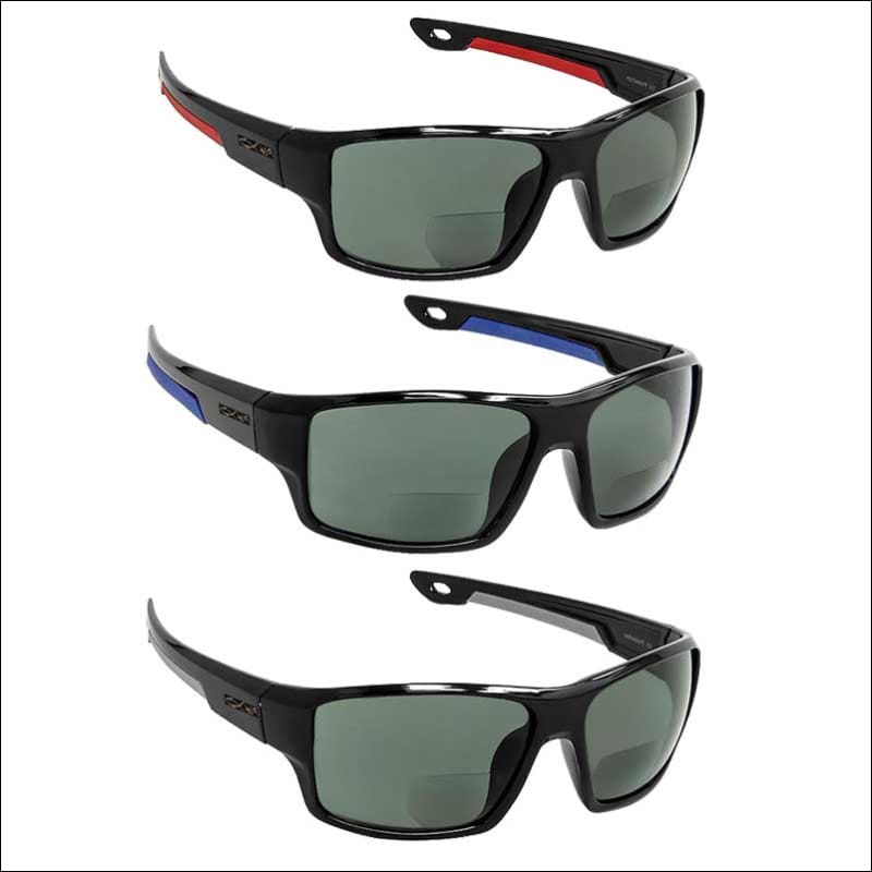 Fish 419 Performance Gear - Aviator HD Polarized Sunglasses - 5 Styles Gunmetal/Blue